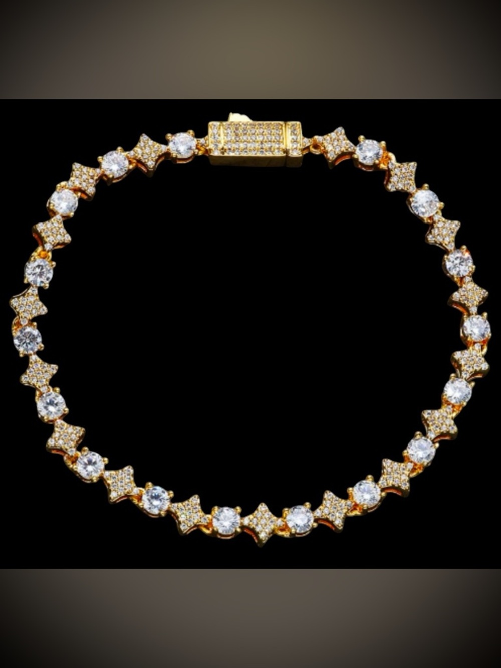 J28. Starry Symphony Clasp Bracelet - AAA CZ - 7” - No Cancels